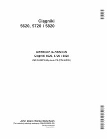 JD-OMLG100239-PL Manual del operador del tractor John Deere 5620, 5720, 5820 PL (OMLG100239)