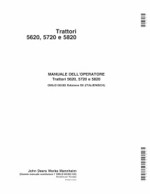 JD-OMLG100383-IT Manuel d'utilisation du tracteur John Deere 5620, 5720, 5820 IT (OMLG100383)