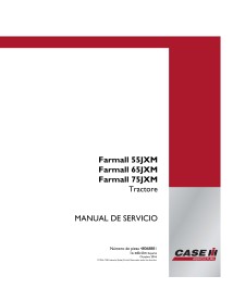 Case IH Farmall 55JXM, 65JXM, 75JXM tracteur pdf manuel d'entretien ES - Cas IH manuels - CASE-48068881-ES