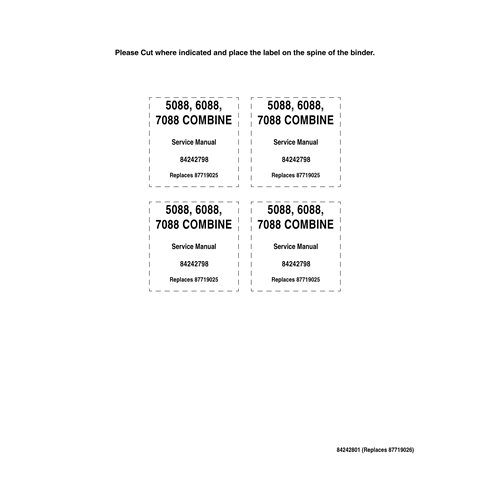 CASE-84242801 Case IH 5088, 6088, 7088 combine pdf service manual