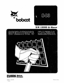 Bobcat 843 skid loader pdf manuel d'utilisation et d'entretien - Lynx manuels - BOBCAT-843-6566611-EN