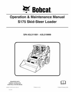 Bobcat 853, 853H skid loader pdf operation & maintenance manual  - BobCat manuals - BOBCAT-853-6722406-EN