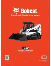 Bobcat T740 compact track loader pdf operation & maintenance manual  - BobCat manuals - BOBCAT-T740-7252366-EN