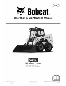 Bobcat S450 skid steer loader pdf operation & maintenance manual  - BobCat manuals - BOBCAT-S450-6990807-EN