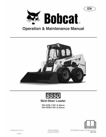 Bobcat S550 chargeuse compacte pdf manuel d'utilisation et d'entretien - Lynx manuels - BOBCAT-S550-6990233-EN