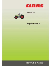 Manual de reparación del tractor Claas Ares 546 - 696 - Claas manuales - CLA-6005029904