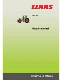 Manual de conserto de trator Claas Ares 816, 826, 836 - Claas manuais - CLA-6005030493