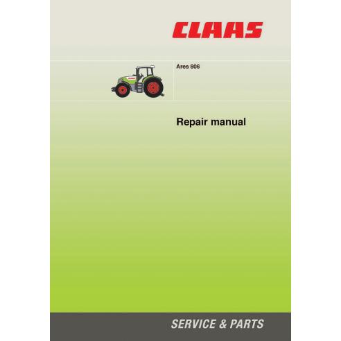 Manual de reparación del tractor Claas Ares 816, 826, 836 - Claas manuales - CLA-6005030493