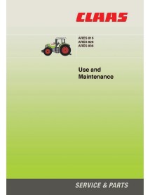 Manual de mantenimiento del tractor Claas Ares 816-826-836 - Claas manuales - CLA-6005029609