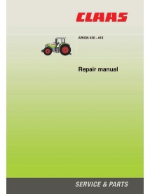 Manual de reparación del tractor Claas Arion 430-410 - Claas manuales - CLA-11397290