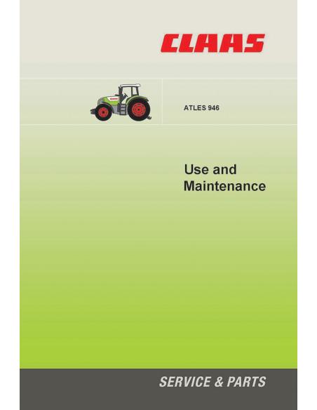 Claas Atles 946 tractor maintenance manual - Claas manuals - CLA-11217190