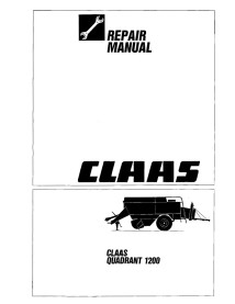 Manual de reparación de la empacadora Claas Quadrant 1200 - Claas manuales - CLA-1870420