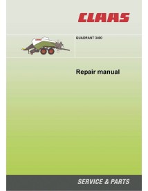 Manual de reparación de la empacadora Claas Quadrant 3400 - Claas manuales - CLA-2945140