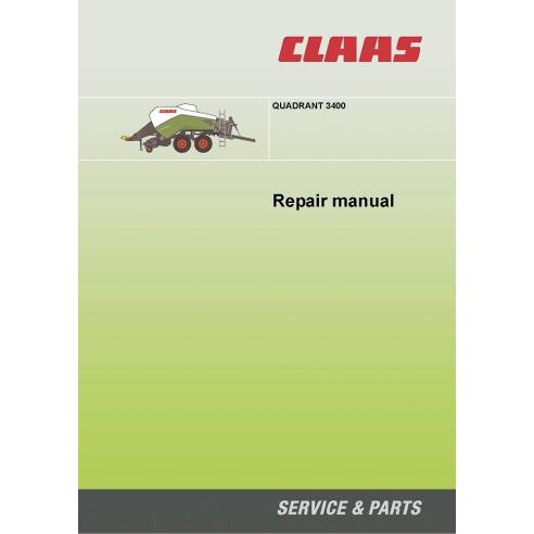 Manual de reparo da enfardadeira Claas Quadrant 3400 - Claas manuais - CLA-2945140