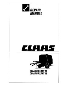 Claas Rollant 46, 66 baler repair manual - Claas manuals - CLA-1862550