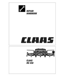 Manual de reparo da forrageira Claas RU 450 - Claas manuais - CLA-2979250