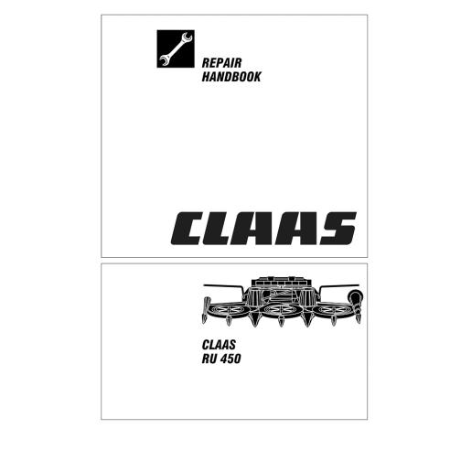 Manual de reparación de la cosechadora de forraje Claas RU 450 - Claas manuales