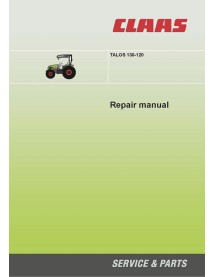 Manuel de réparation tracteur Claas Talos 130-120 - Claas manuels - CLA-11504090