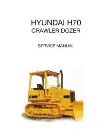 Manuel d'entretien du bulldozer sur chenilles Hyundai H70 - Hyundai manuels