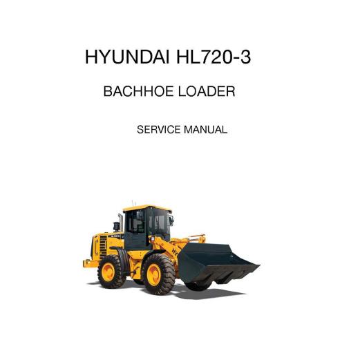 Manuel d'entretien du chargeur sur pneus Hyundai HL720-3 - Hyundai manuels