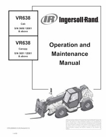 Bobcat VR638 telescopic tool carrier pdf operation & maintenance manual - BobCat manuals - BOBCAT-VR638-22806483-EN