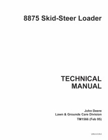 John Deere 8875 skid steer loader pdf technical manual  - John Deere manuals - JD-TM1566-EN