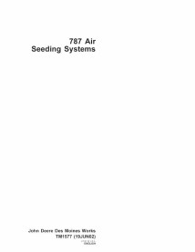 John Deere 787 air seeder pdf technical manual  - John Deere manuals - JD-TM1577-EN