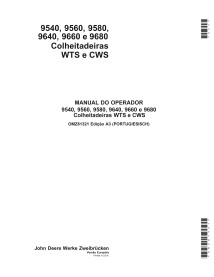 John Deere 9540, 9560, 9580, 9640, 9660, 9680 WTS combinar pdf manual del operador PT - John Deere manuales - JD-OMZ81321-PT