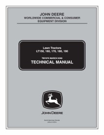 Manual técnico do trator de grama John Deere GX355 em pdf - tudo incluído - John Deere manuais - JD-TM1975-EN