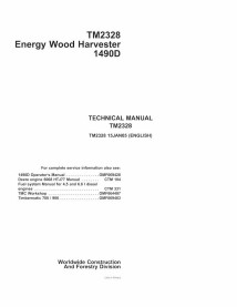 Cosechadora John Deere 1490D pdf manual técnico - todo incluido - John Deere manuales - JD-TM2328-EN