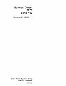 John Deere 6466 Serie 400 motor pdf manual técnico PT - John Deere manuales - JD-CTM110-PT