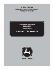 John Deere 240, 250 chargeuse compacte pdf manuel technique FR - John Deere manuels - JD-TM2936-FR