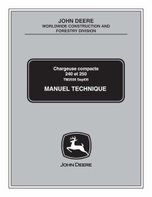 TM2936-FR John Deere 240, 250 minicargador pdf manual técnico FR