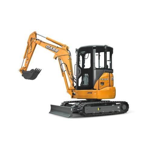 Manual del operador de miniexcavadoras Case CX31B, CX36B - Caso manuales - CASE-87722071