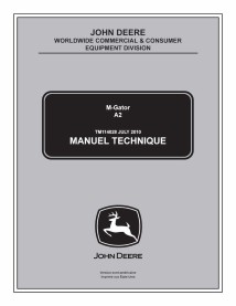 TM114028-FR Manual técnico do veículo todo-terreno John Deere M-Gator A2 FR (TM114028)