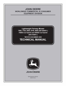 John Deere 7500, 7500E, 7700, 8500, 8500E, 8700, 8800 cortacésped pdf manual técnico - John Deere manuales - JD-TM107919-EN