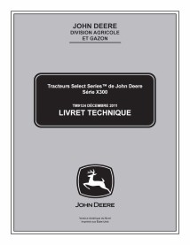 TM9124-FR Manual técnico del tractor John Deere X300, X304, X310, X320, X324, X340, X360 FR (TM9124)