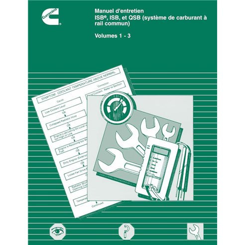 Cummins ISBe, ISB e QSB Common Rail Fuel System engine pdf manual de serviço FR - Cummins manuais - CUMMINS-4960421-FR