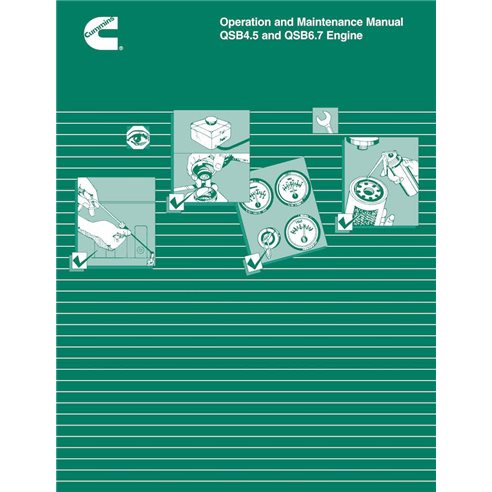 Cummins QSB4.5 and QSB6.7 engine pdf operation and maintenance manual  - Cummins manuals - CUMMINS-4021531-EN