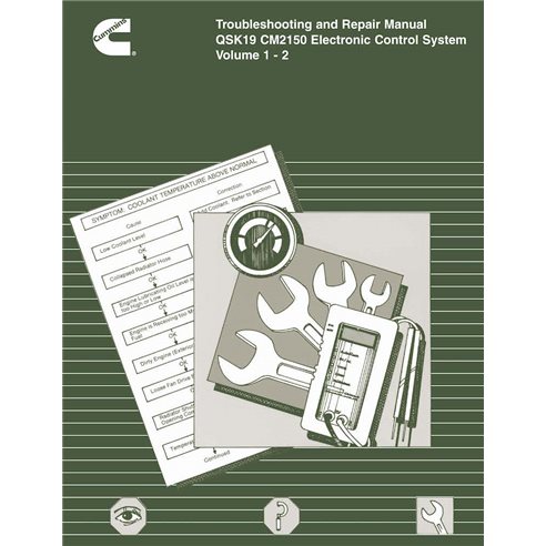 Cummins QSK19 CM2150 Manual de solução de problemas e reparo do sistema de controle eletrônico do motor pdf - Cummins manuais...
