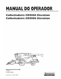 Manual do operador New Holland CR9060, CR9080 pdf PT - New Holland Agricultura manuais - NH-84151083-PT