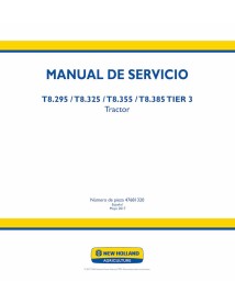 New Holland T8.295, T8.325, T8.355, T8.385 TIER 3 tractor pdf service manual ES - New Holland Agriculture manuals - NH-476813...