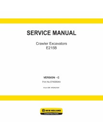 NH-87495894A New Holland E215B crawler excavator pdf service manual