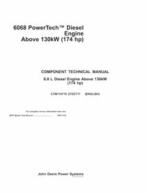 JD-CTM114719-27OCT11 John Deere 6068 PowerTech Level 24 ECU 6.8L Diesel engine technical manual (CTM114719)