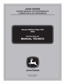 TM107254-PT Manuel technique du véhicule utilitaire John Deere XUV 855D Gator PT (TM107254)