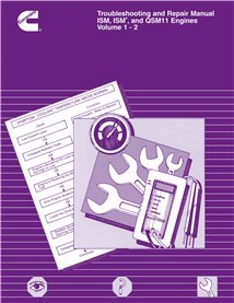 Cummins ISM, ISMe y QSM11 motor pdf solución de problemas y manual de reparación - Cummins manuales - CUMMINS-3666052-02-EN