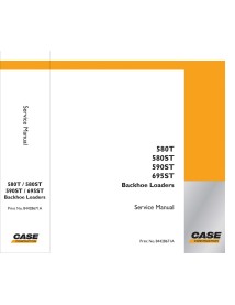 Case 580T, 590ST, 590ST, 695ST backhoe loader service manual - Case manuals - CASE-84428671A