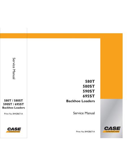 CASE-84428671A Case 580T, 590ST, 590ST, 695ST backhoe loader service manual