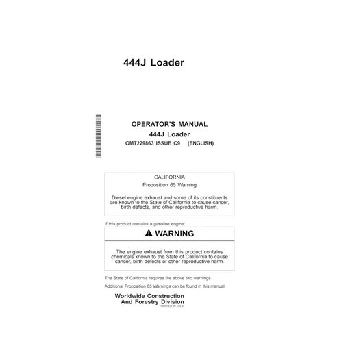 JD-OMT229863 John Deere 444J loader operator's manual (OMT229863)