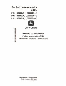 JD-OMT390394X54-PT John Deere 310L backhoe loader operator's manual PT (OMT390394X54)